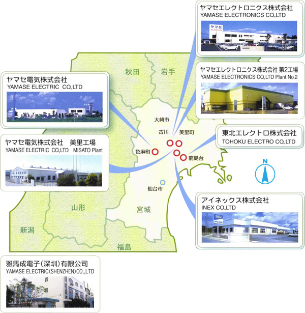 会社分布図